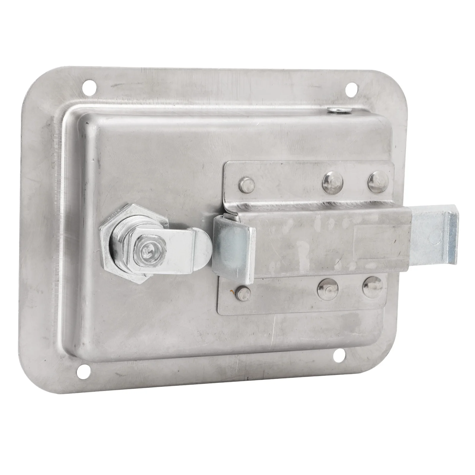 Set 2 Serrature A T Per Cassetta Attrezzi - Chiusure Di Sicurezza Per Camper, Roulotte E Garage Con 4 Chiavi, Design Antifurto