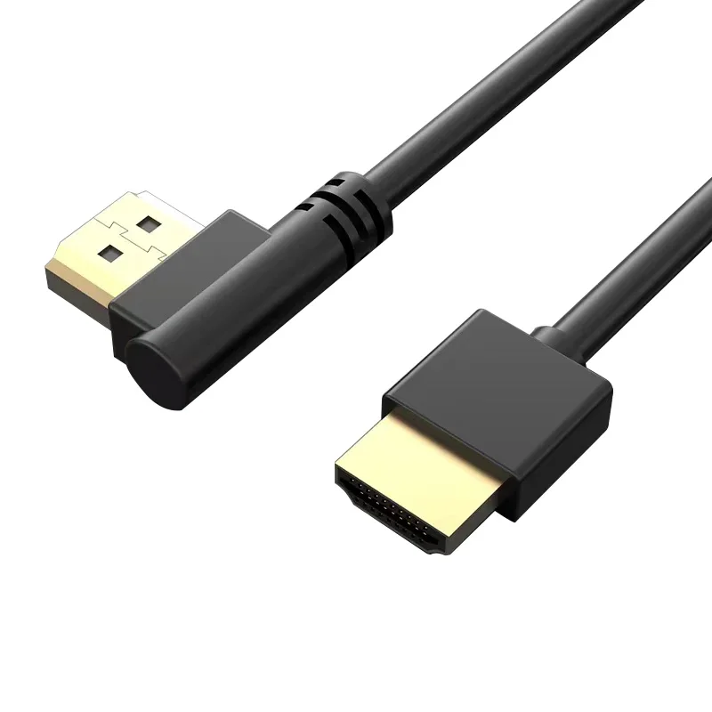 90 Degree HDMI Cable Graphene Enhanced for Space-Saving