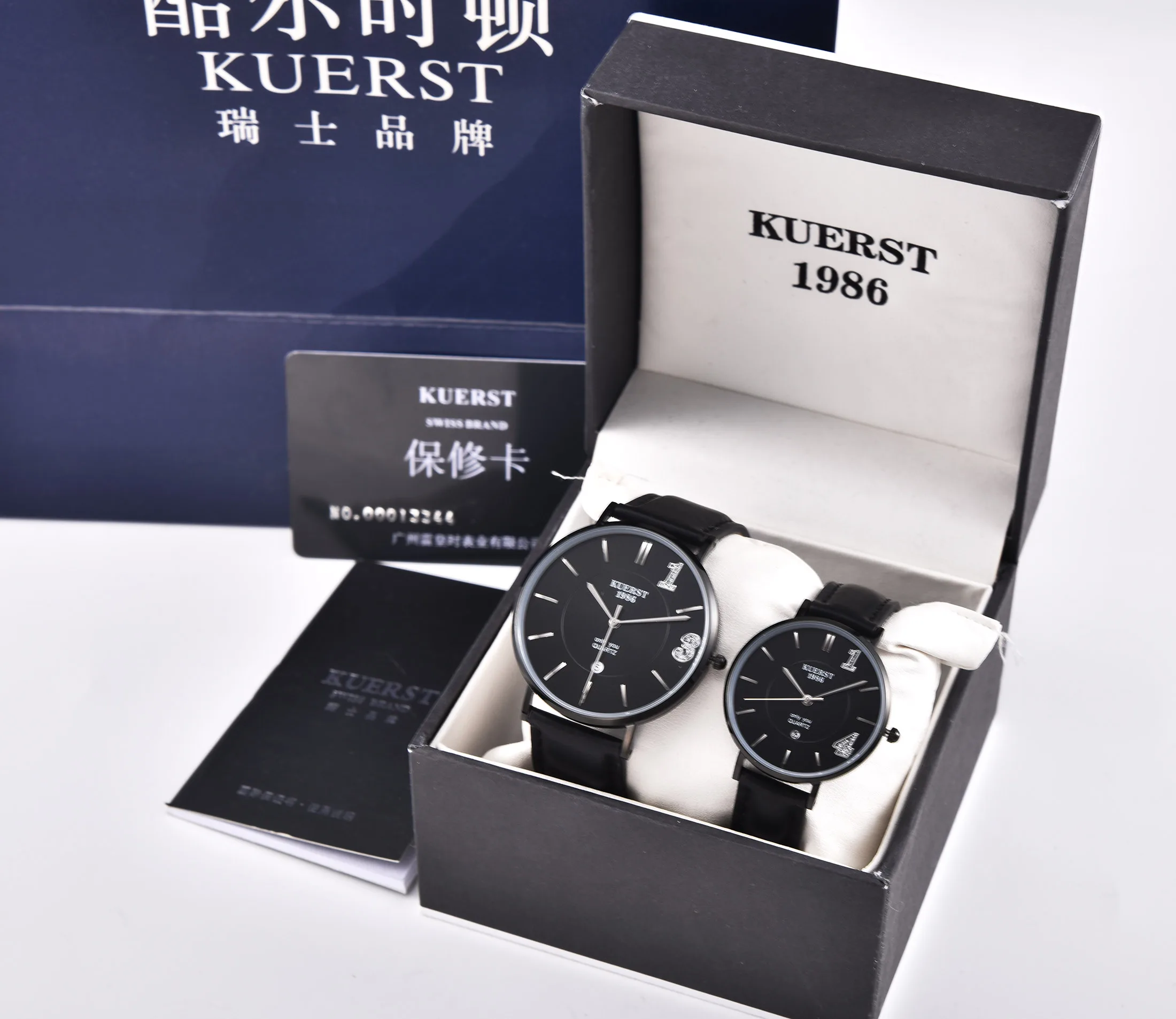 Couple Watch Brief Look Watch Genuine Leather Band Business Watch Lover Gift Watches