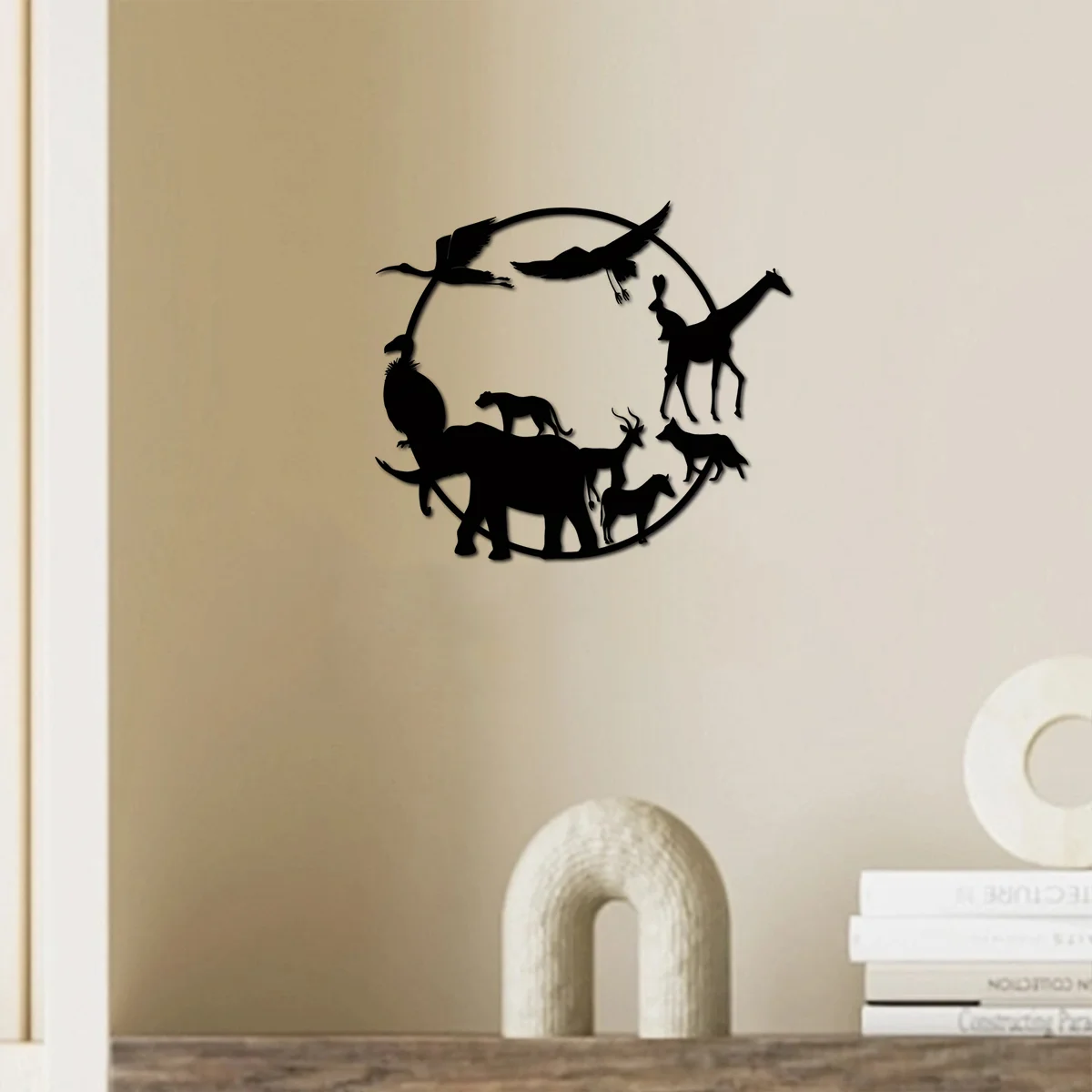 

iron Animals Art Home Decor, Wildlife Metal Decor, Metal Wildlife Signs, Living Room Wall Art Decor Metal Wall Hanging
