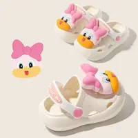 Disney Children's Slippers Summer Girls' Anti slip Bathroom Minnie Mouse Children's Boys' Cartoon Shower Slippers Hole Shoes 1