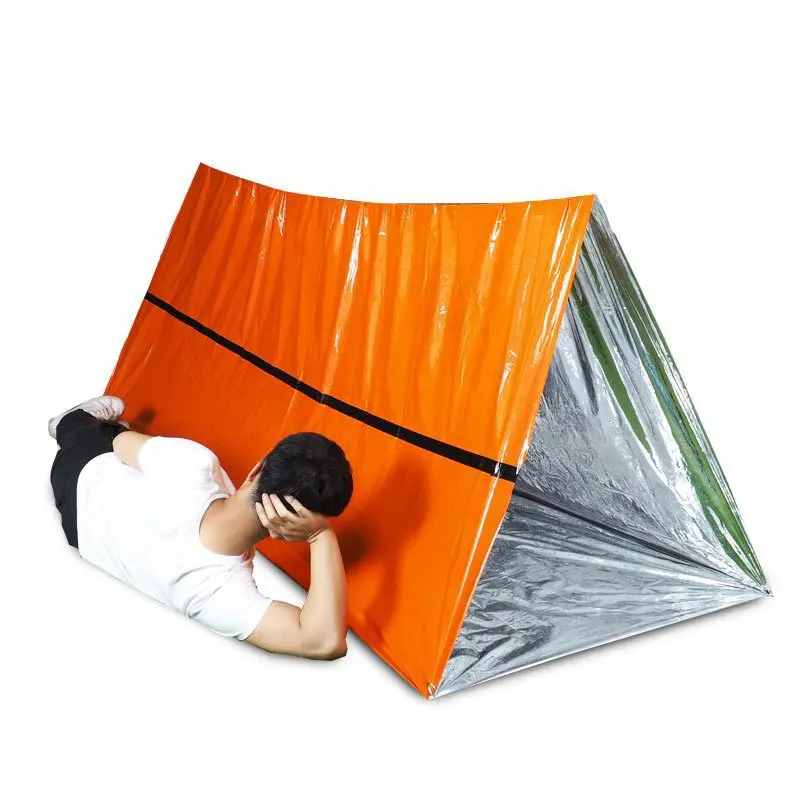 

PE Thickened Thermal Insulation Emergency Blanket Emergency Tent Emergency Sleeping Bag Outdoor Moisture-proof Pad