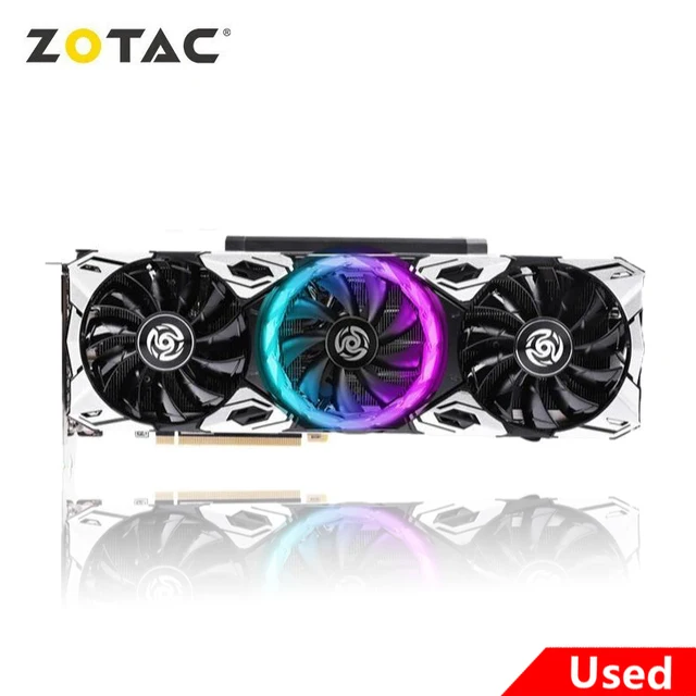Used ZOTAC GeForce RTX 3070-8GD6 X-GAMING Video Cards RTX 3070 8GB GDDR6 256bit GPU Graphic Card 3