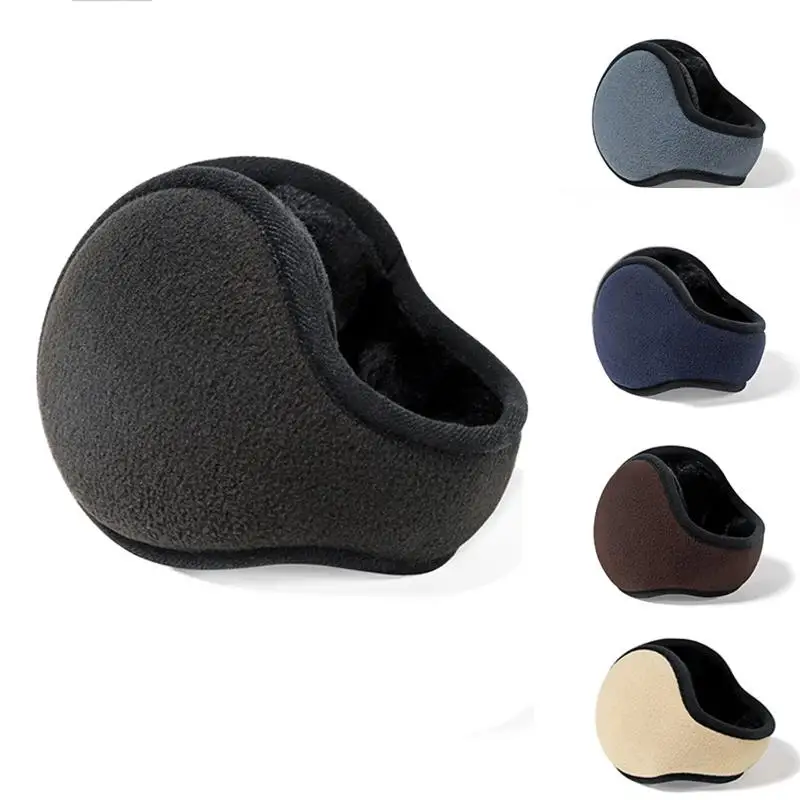 Thicken Winter Unisex Headphones Fleece Warmer Earmuff Warm Plush Cloth Ear Muffs Cover Earwarmers Earlap Warmer Ear Protector