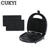 Multifunctional 3 in 1 Waffle Sandwich Panini Baking Machine Household Breakfast Maker With Non-stick Grilling Plate 110V 220V 5