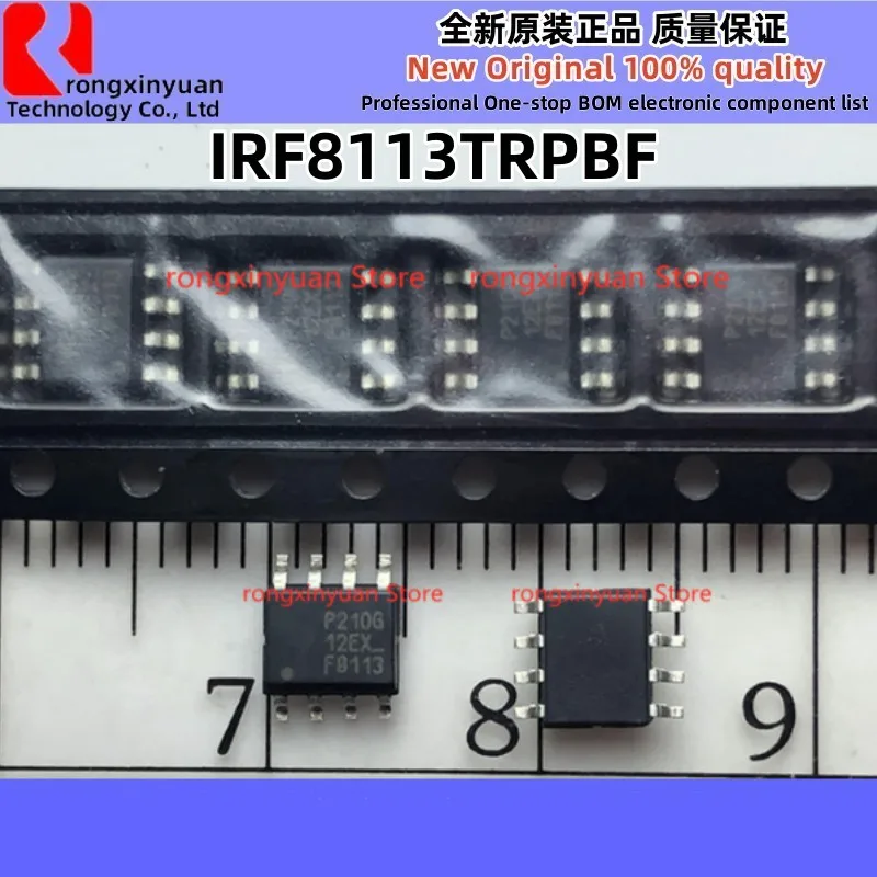 

10-50 шт./лот IRF8113TRPBF IRF8113 IRF8113TR IRF8113PBF F8113 SOP-8 MOSFET N-CH 30V 17.2A 100% Новый оригинальный