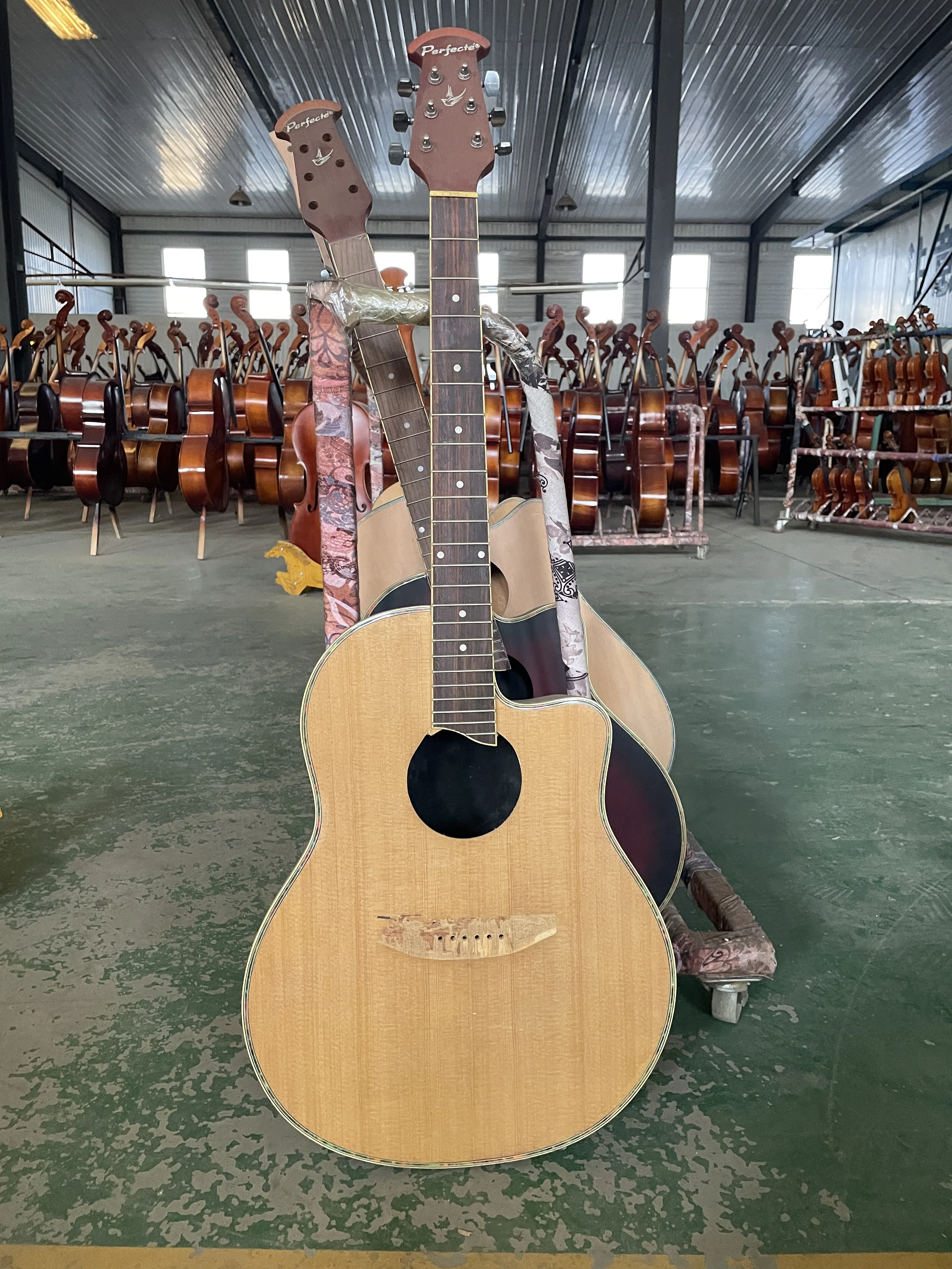 【Hot demand】 Inventory defective guitar, DIY 6-series, 41 inch, 24 band folk guitar, careful imperfect - 9