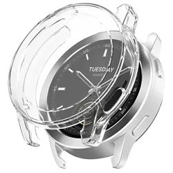 Premium Soft TPU All-Inclusive Protective Case for Smart Watches - Screen Protector & Bumper Accessories (Transparent)