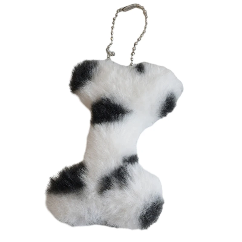 

Dog Bone Phone Case Keyring Hanging Ornament Dalmatians Bone Keychain Pendant Car Key Holder Decorations for Girls