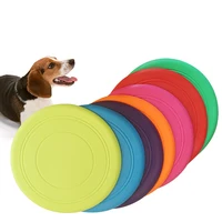 7 Colors Silicone Flying Saucer Funny Dog Cat Toy Dog Game Flying Discs Resistant Chew Puppy Training Interactive Pet Supplies 1