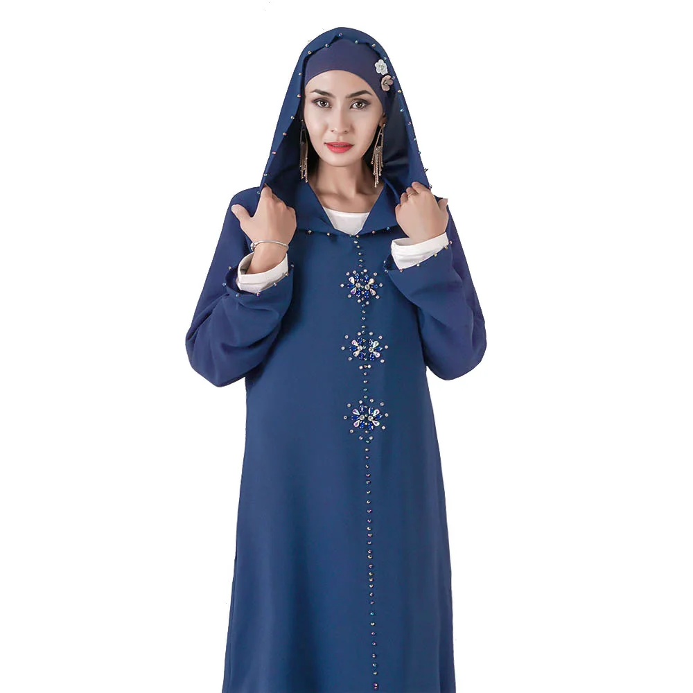 Eid Mubarak Caftan Marocain Abaya Dubai Muslim Dress Turkey Abayas for Women 2022 Islam Moroccan Kaftan Djellaba Robe Musulmans
