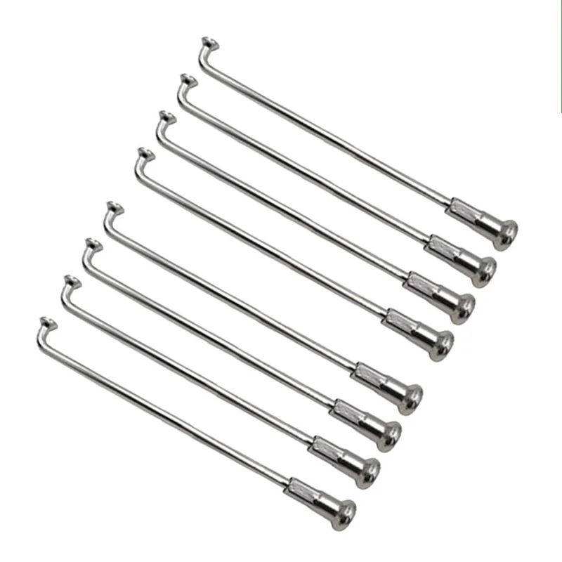 9G Diameter 3.5 mm Motorcycle Spokes 304 Stainless Steel Sliver Color E-bike Spokes J-bend Cylinder Motocross Wheel