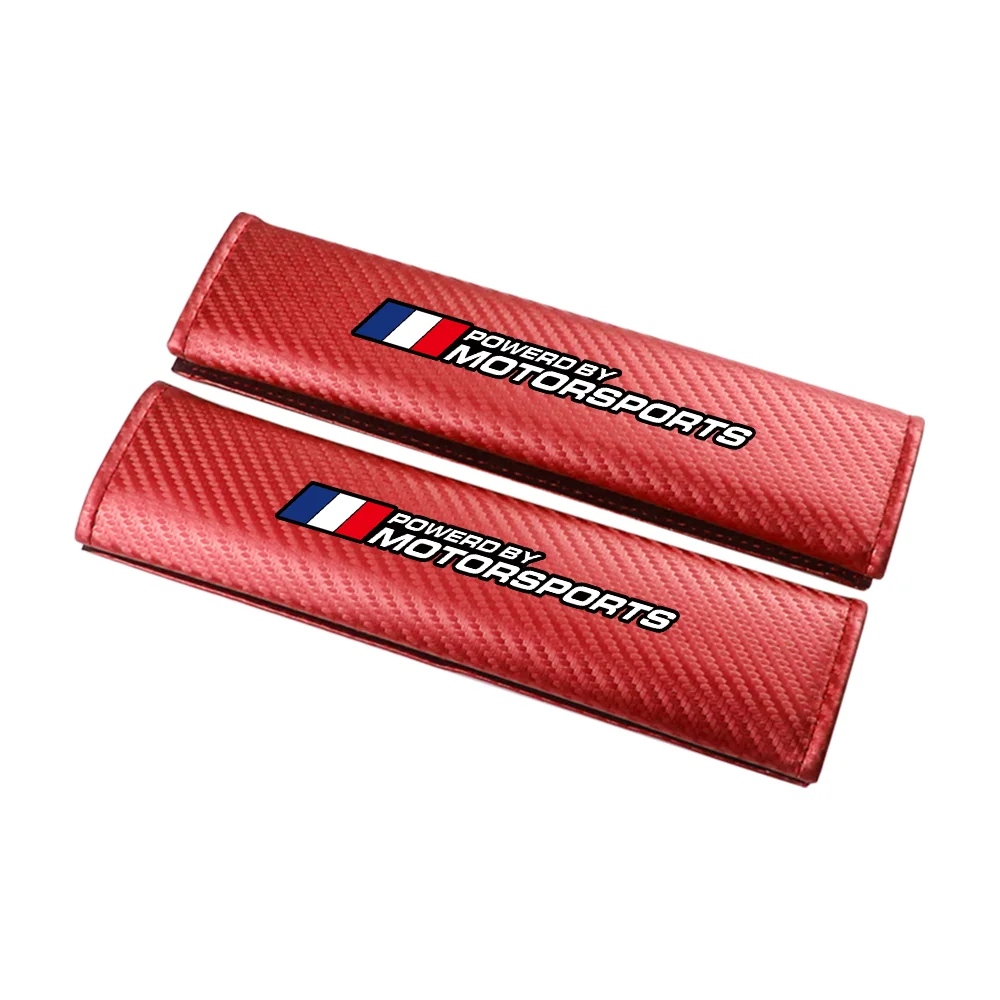 MOTORSPORTS Carbon Faser Auto Sicherheitsgurt Schulter Abdeckung Schutz Sicherheitsgurt Pad Für Renault Clio 3 4 Laguna 2 Megane 2 3 4 Duster – Detail 11