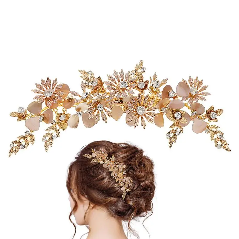 

Блестящие заколки для волос, боковые зажимы, блестящие элегантные ретро аксессуары для волос ручной работы для торжеств, фестивалей, свадеб