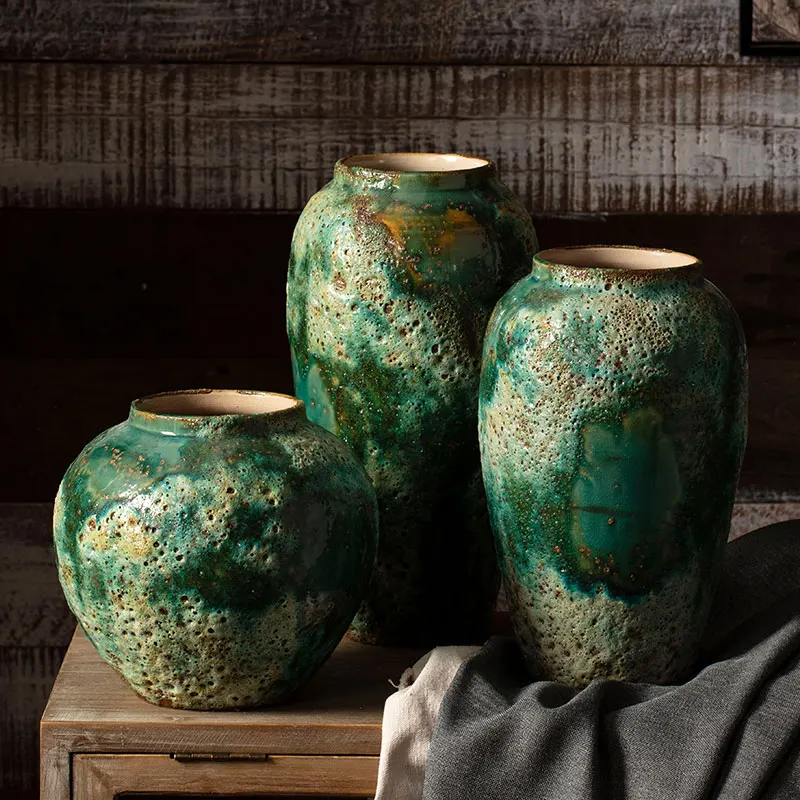 

Ceramic vases, Jingdezhen home pots, flowerers, table pottery ornaments, hydroponic living room flower arrangement decorations.