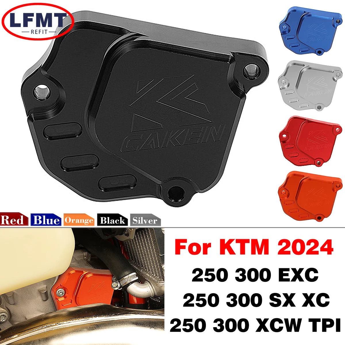 

Motocross Exhaust Valve Control Cover For KTM 250SX 300SX 250XC 300XC 250EXC 300EXC SIX DAYS CKD 250XC-W 300XC-W TPI 2023-2024