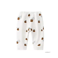 INS Spring trousers Autumn Kids Organic Cotton Baby Girls Pants Children Boys Wear Leggings Infant Long Pants 6