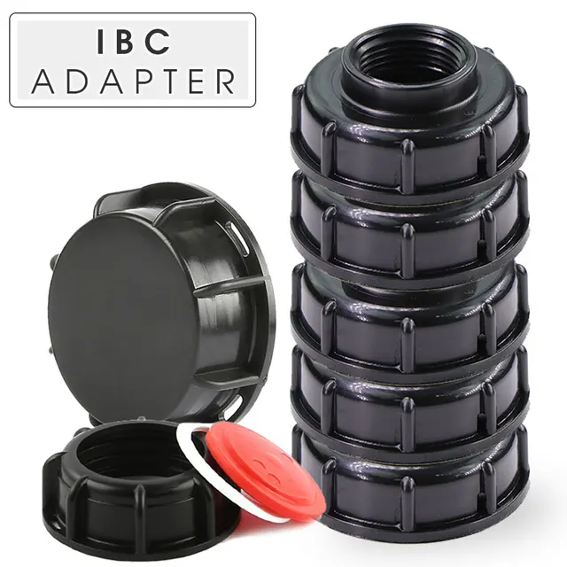 1/2 "3/4" 1 "Női Szál Ibc Tartály Adapter S60 Doarse Szálkupak Az Tote Csaptelepcsatlakozó Kertjekkek Öntözési Szelepéhez