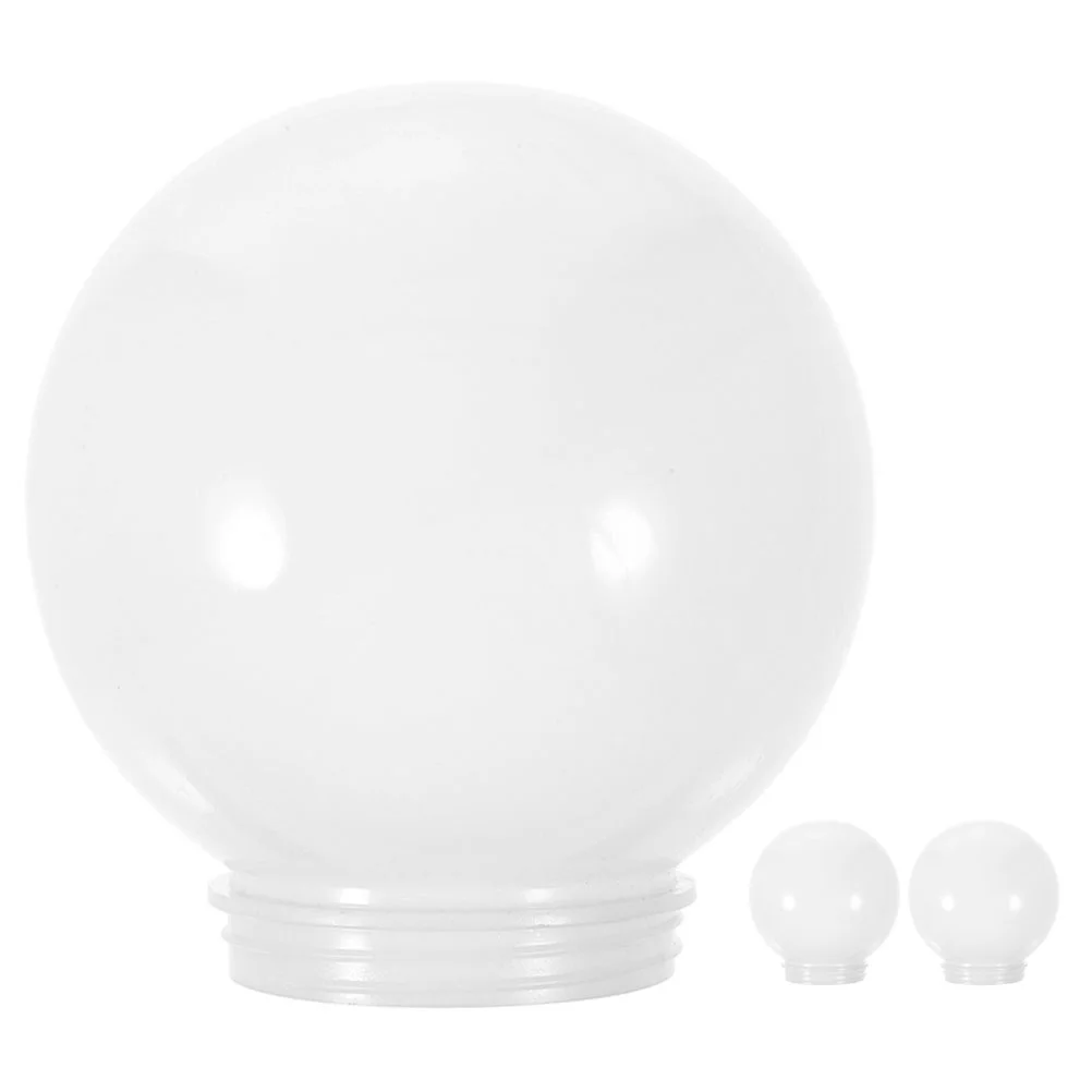 

3 Pcs Light Fixture Globes Opal Shades Lampshade Pendant For Ceiling Accessories Chandelier