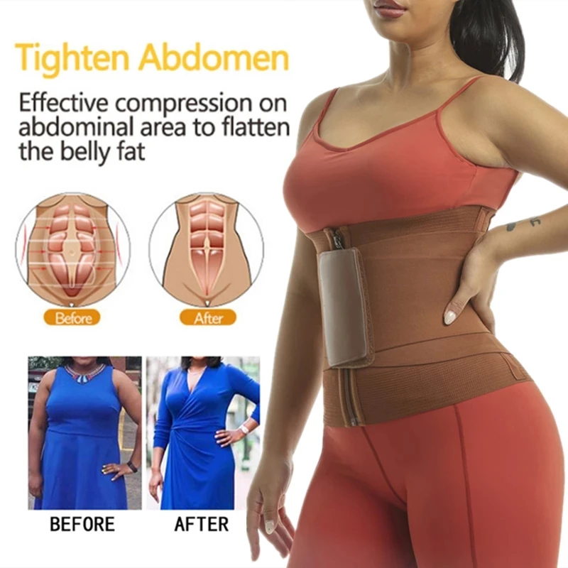 Description Picture 6 of itemFajas Colombianas Waist Trainer Women Hourglass Girdle Waist Cincher Corset Weight Loss Slimming Body Shaper Sports Shapewear
