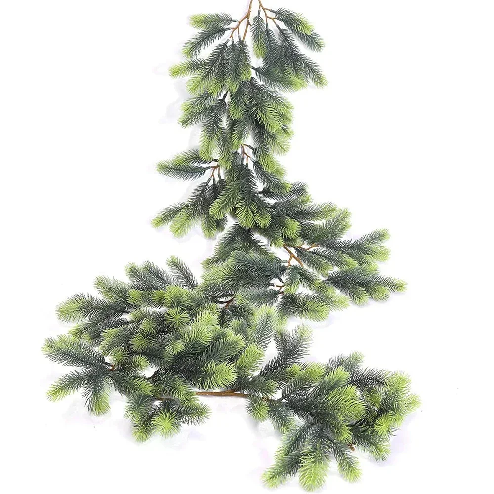 

1.9M Artificial Christmas Garland Pine Cypress Greenery Garland Seasonal Plants for Holiday Xmas Outdoor Winter Decor