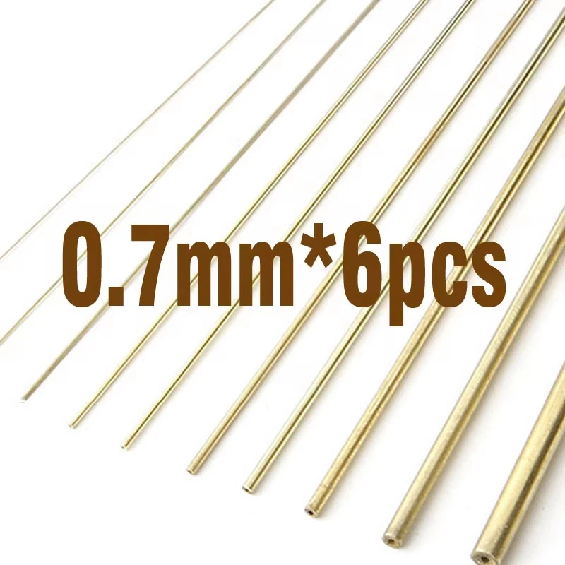모델 DIY 개조 구리 튜브 황동 막대 0.3mm-2.0mm 모델링 액세서리 Mecha 탱크 총기 취미 업그레이드 액세서리