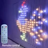Smart Light String Led Curtain Lamp Bluetooth App Music Sync DIY Picture Display Text String for Festival Party Proposal Atmosp 2