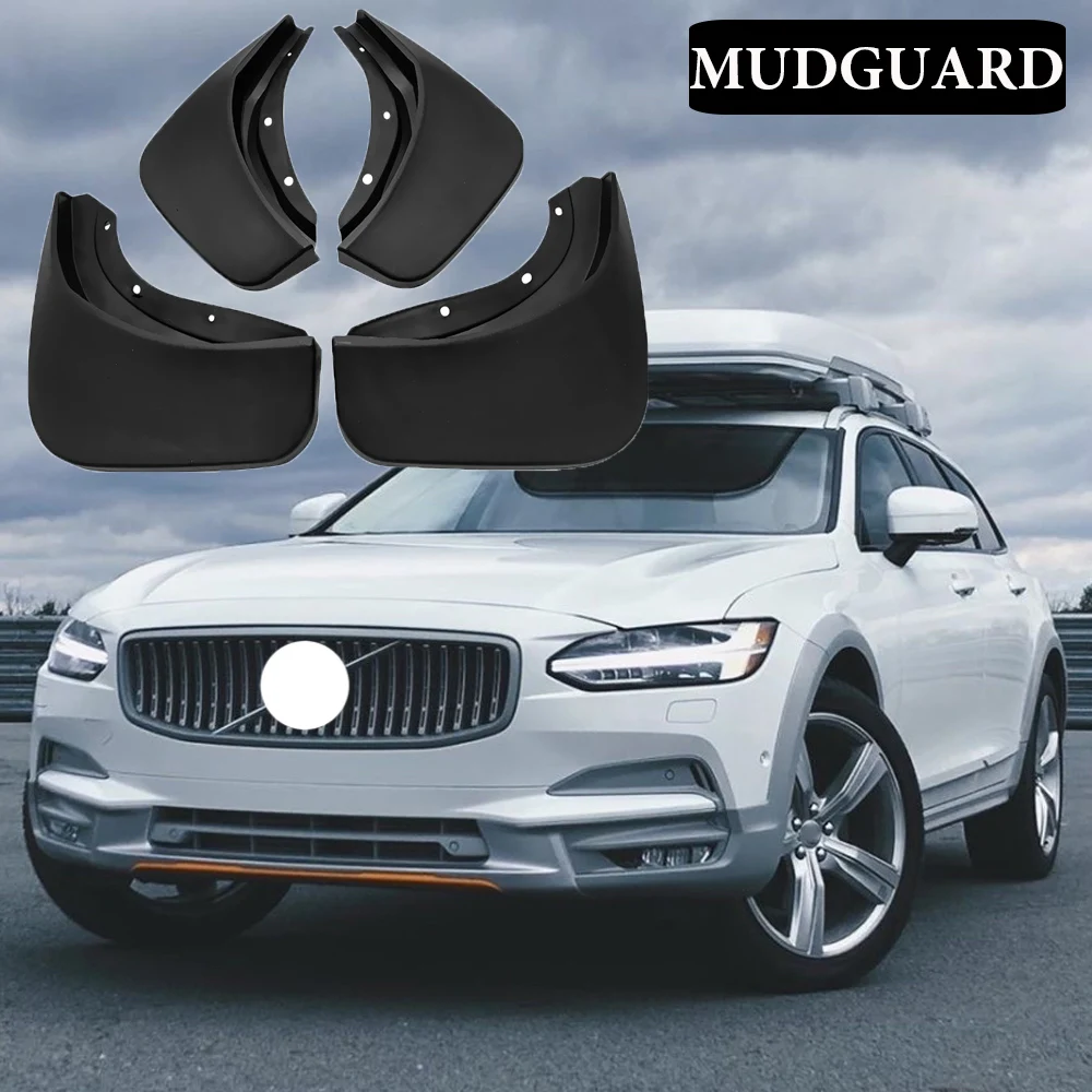 

4Pcs Mudguards Fender For Volvo V90 2017-2019 Car Mudflaps Splash Guards Mud Flap V90 2017 2018 2019 Car Accessories
