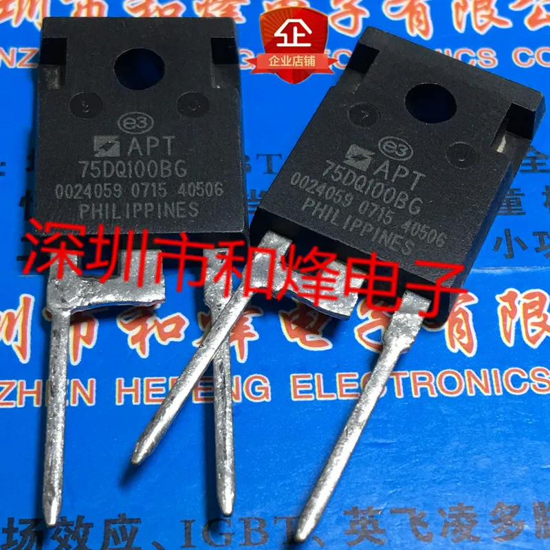 

5PCS-10PCS APT75DQ100BG TO-247 1000V 75A NEW AND ORIGINAL ON STOCK