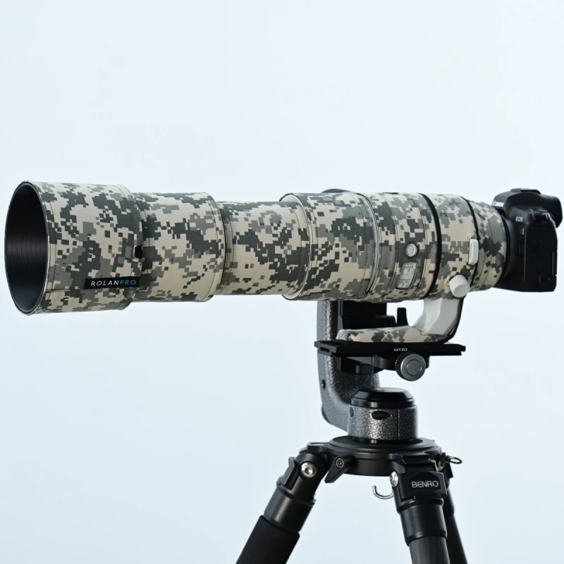 ROLANPRO 방수 렌즈 코트, 캐논 RF 200-800mm F6.3-9 IS USM 위장 레인 커버, 렌즈 보호 케이스, 총 슬리브