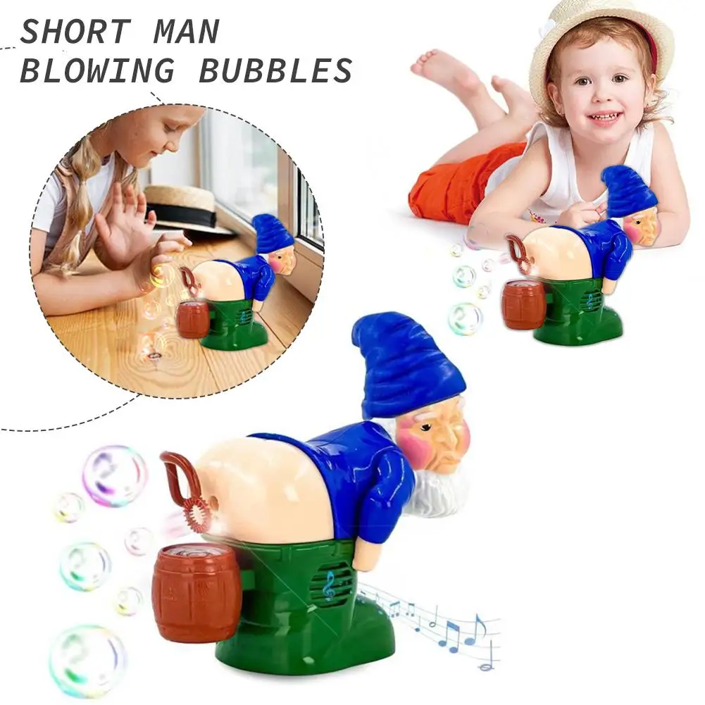 Christmas Santa Claus Bubble Blower with Music Light Gnomes Farting Bubble Toy Xmas Gift for Boys Girls Children E5P5 2
