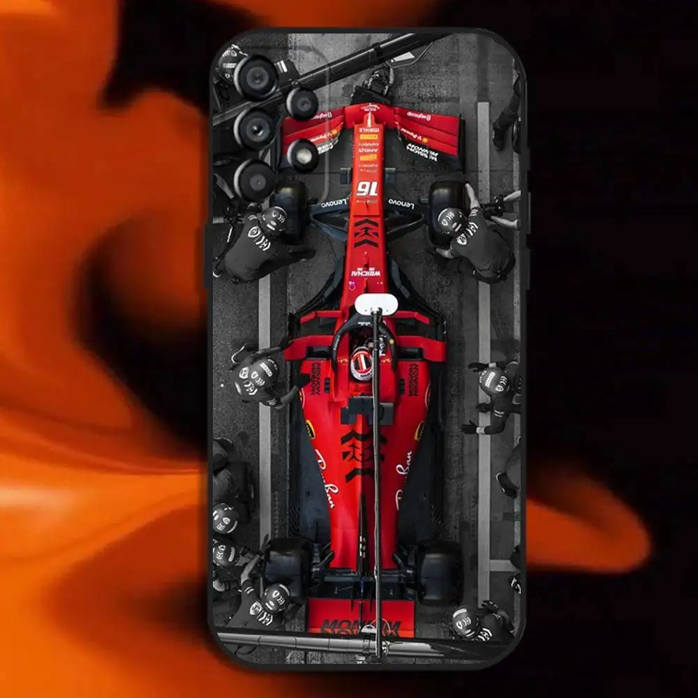 Charles Leclerc F1 Soft Black Phone Case