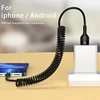 45124-c3ebe4.jpg Cable USB à ressort 5A 66W Type C pour recharge rapide et transfert de données