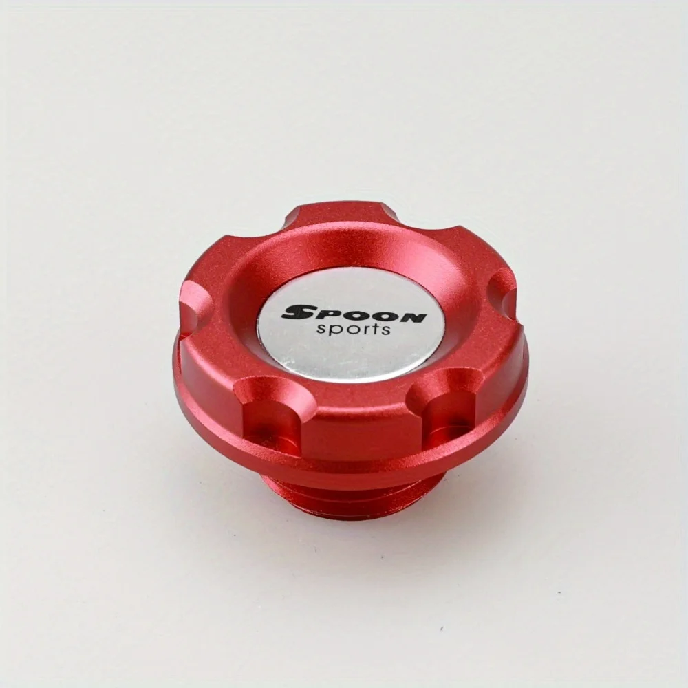 Spoon car modification aluminum alloy oil cap suitable for Honda Civic Fit Accord CRV fuel tank cap 2