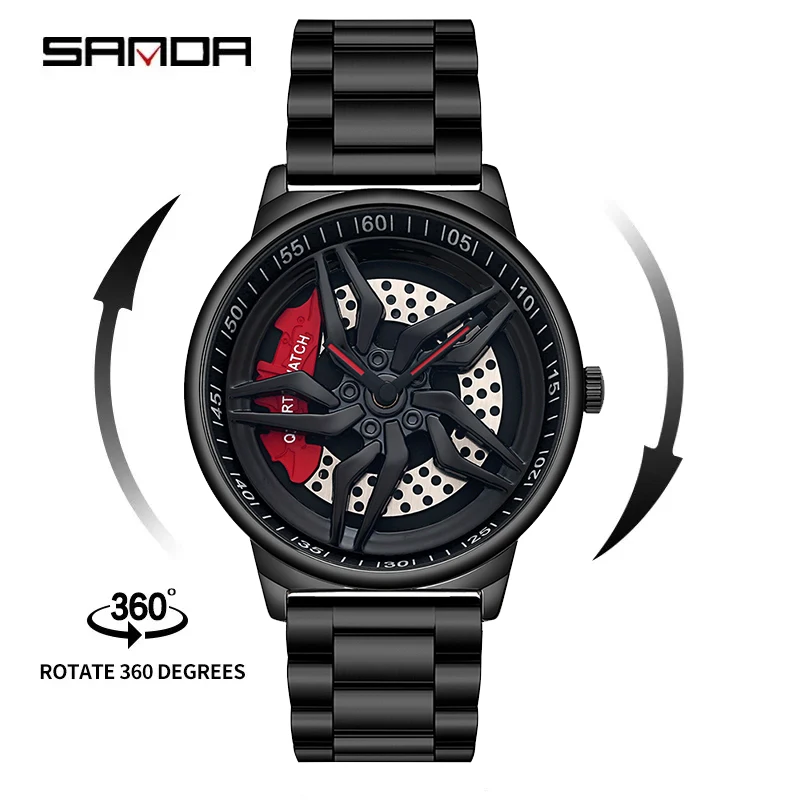 

Роскошные мужские часы SANDA P1062 2023, модные деловые мужские наручные часы от лучшего бренда, кварцевые часы для мужчин, мужские часы