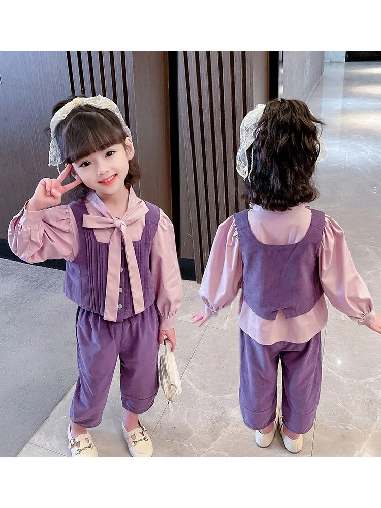 

Girls' Spring Suit 2023 New Girls' Girls Clothes 2 To 8 Years Baby Girl Clothes Sets Girl Clothing Children's Clothing