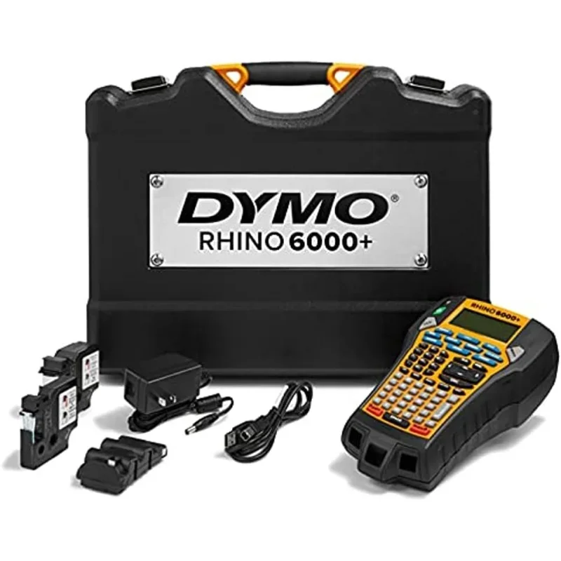 

Промышленный производитель Этикеток DYMO rhino 6000, компьютерный производитель этикеток с жесткой ручкой, 1 кассета виниловой ленты, 1 Гибкий N