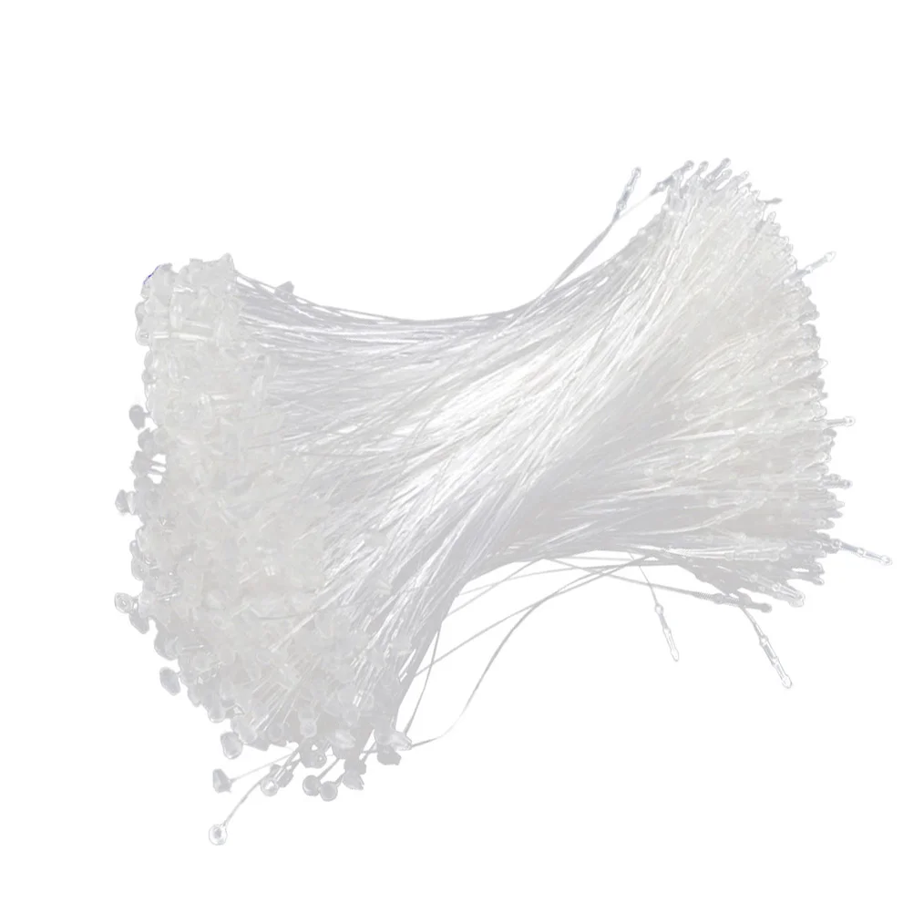 

5000pcs 8cm Plastic Tag Fasteners Tag Clothing Tag Security (White)