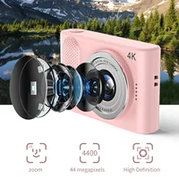 4K HD Mini Digital Camera Sony lens 44M Pixels 2.4 Inch Screen Student Digital Cam Auto Focus 4x Zoom Photography Outdoor Travel 2