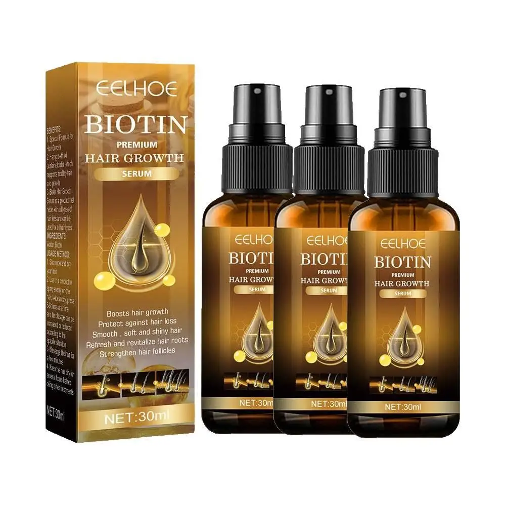 

Biotin быстрорастущие эфирные масла для ухода за волосами, спрей против выпадения волос, лечение кожи головы для мужчин, женщин, здоровый уход за волосами