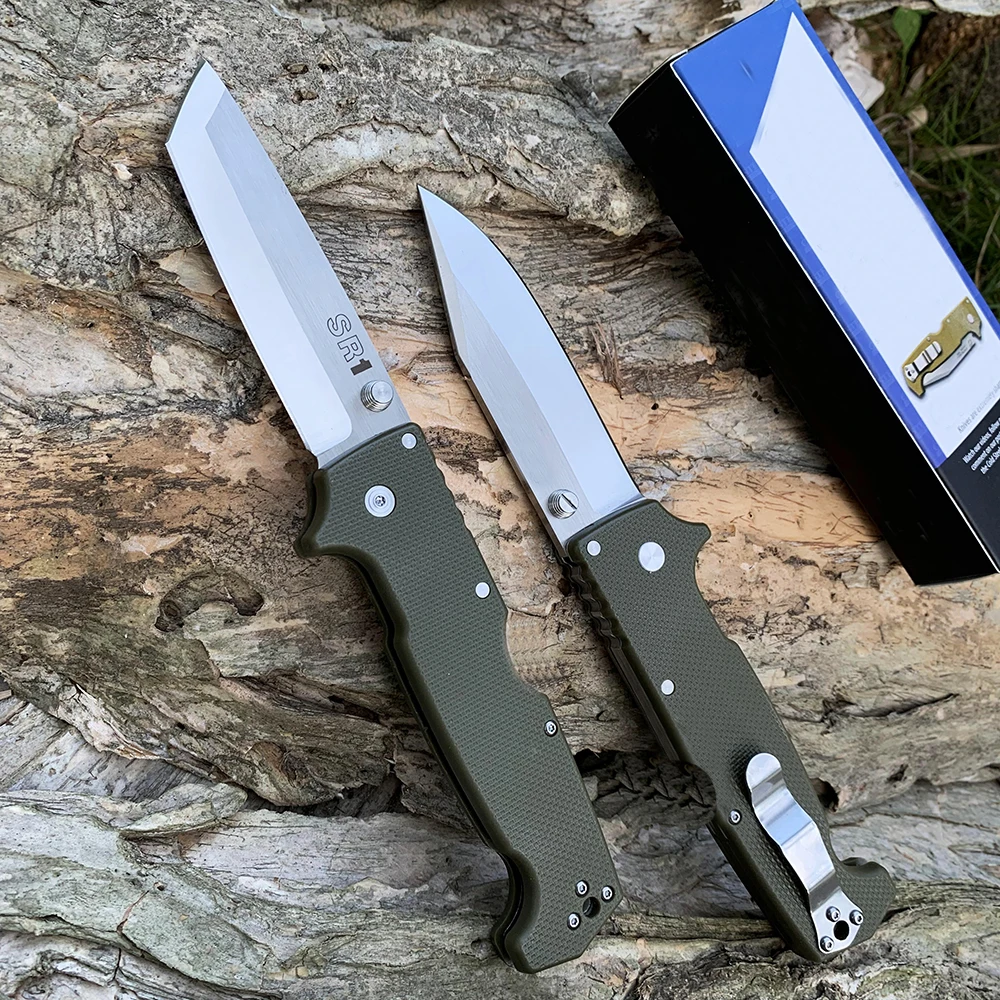 Multi Folding Pocket Knife SR1 Outdoor Hunting Survival Knives EDC Self Defense Tools for Men folding knife