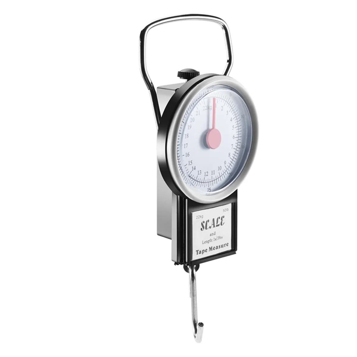 새로운 휴대용 수하물 여행 저울 교수형 가방 후크 22kg 50lb 측정 테이프