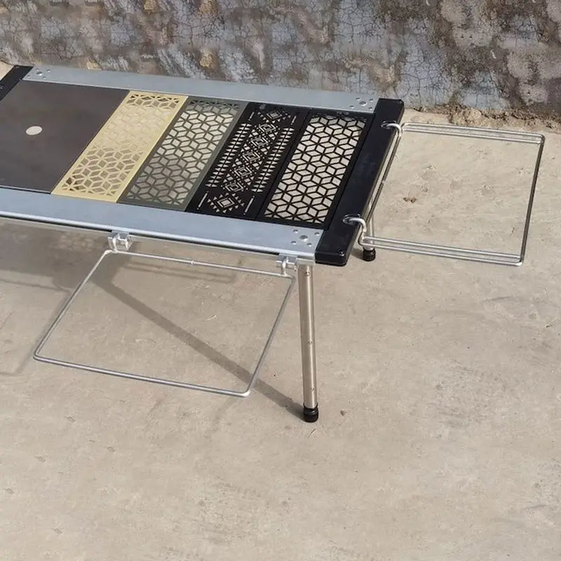 ステンレス製収納ボックス 浅いバスケット ハンガーフック 屋外キャンプ用 1ユニット ステンレス製収納ボックス,浅いバスケット,ハンガーフック,屋外