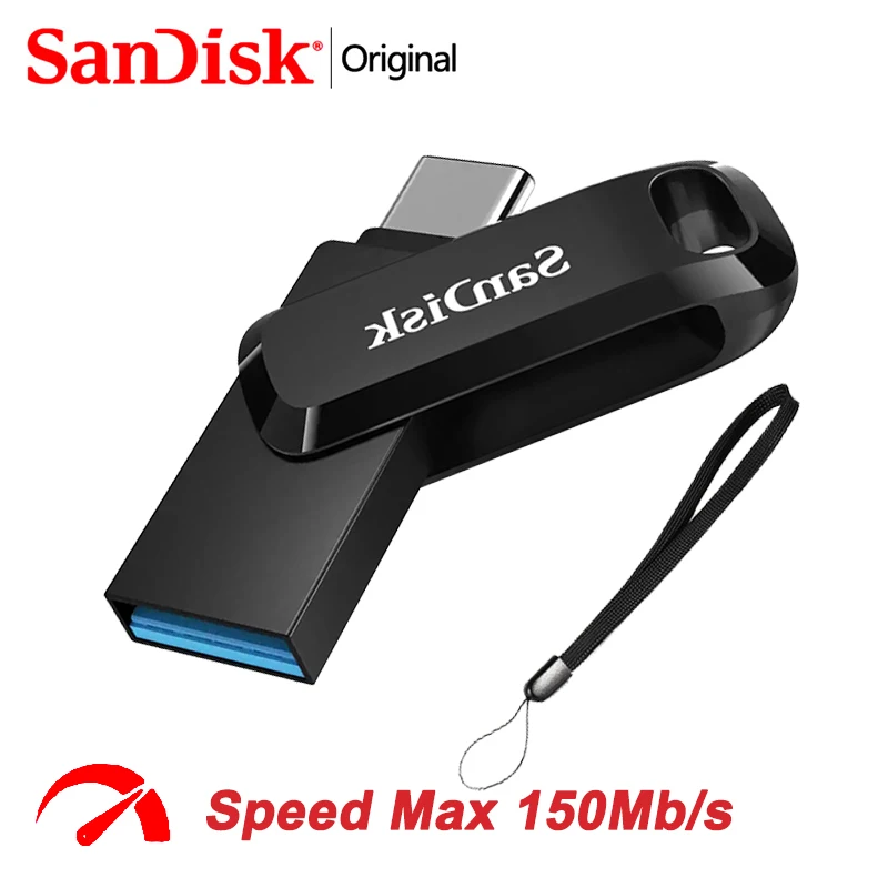 USB-флеш-накопитель SanDisk 3 1 OTG USB Type-C 64/32/128/256 ГБ | Компьютеры и офис