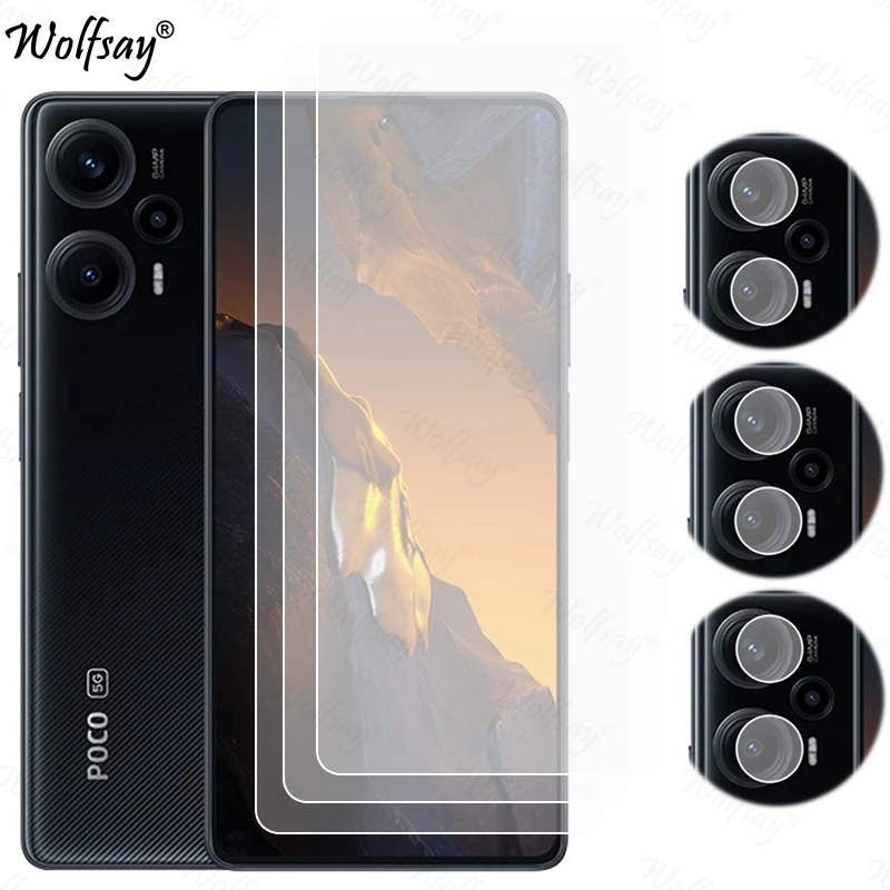 Premium Tempered Glass Camera Lens and Screen Protector