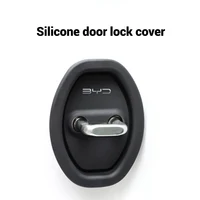 2pc Mute Damping Cushion Silicone Car Door Lock Buckle Cover for BYD Atto 3 Tang F3 E6 Dmi Qin Yuan Song plus EV Dolphin Seagull 2