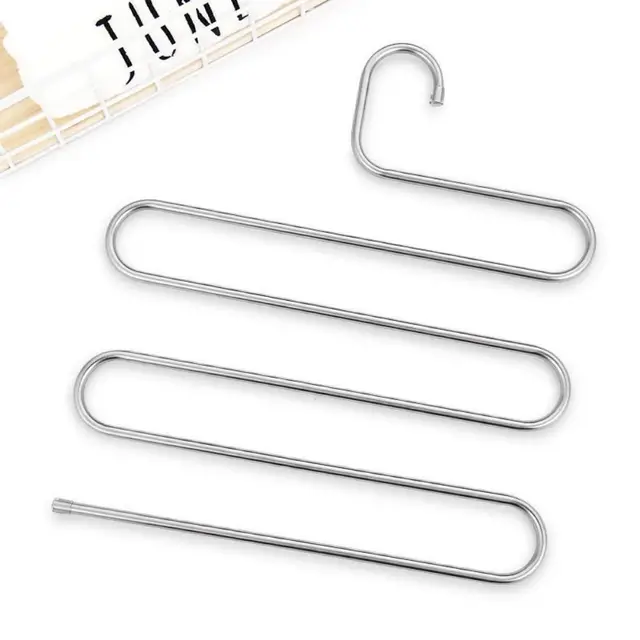 5 Layers Multi-functional Clothes Hangers Non-slip Pant Storage Rack Cloth Rack with Multiple Functions for Hanging and Storage 5