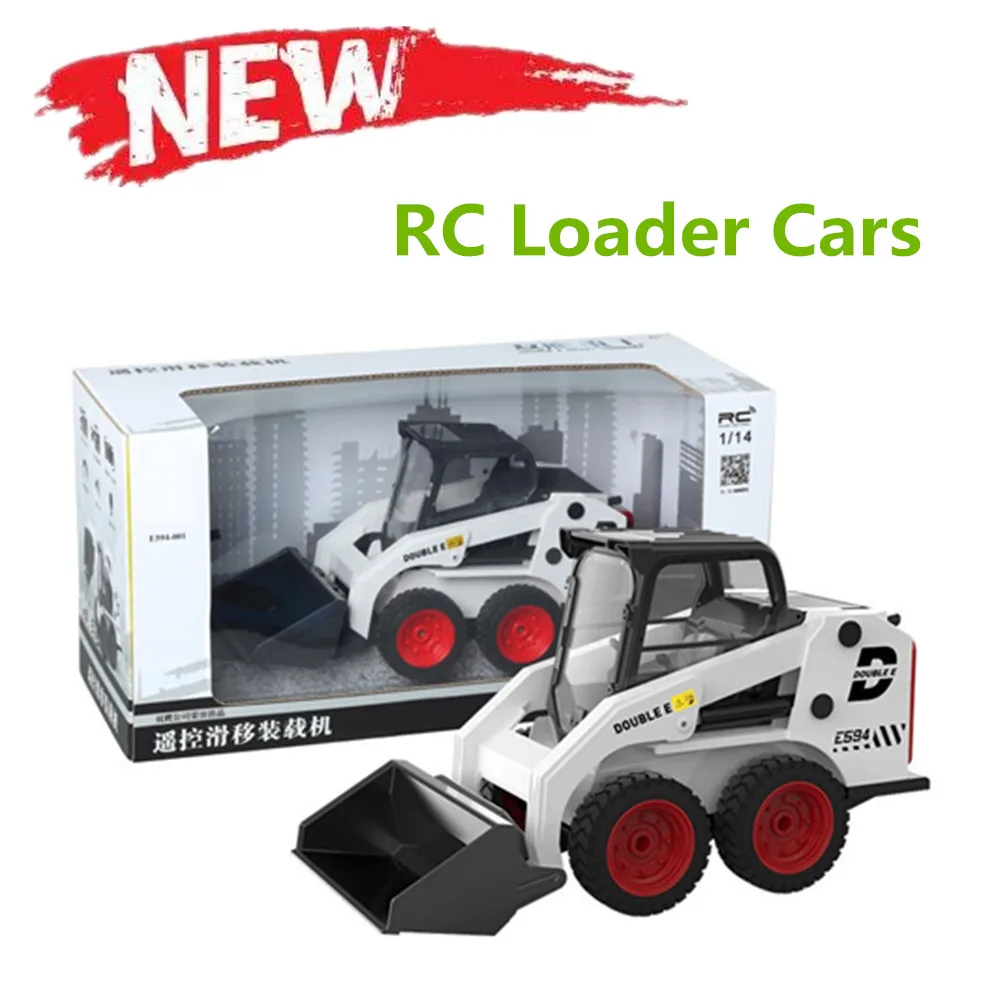 RC 트럭 로더 1:14 RC 굴삭기 리모컨 자동차 엔지니어링 차량 트럭 장난감, 남아용 선물, 2024 신제품