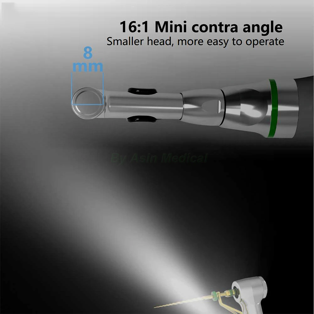 Motore endodontico COXO C-SMART-I PRO con luce LED e localizzatore apicale, ampio schermo LCD a colori, strumento per la misurazione del canale radicolare dentale - immagine 5