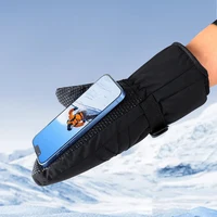 Ski Mittens Waterproof Winter Thermal Touch Screen Gloves Windproof Cycling/Snowboard Gloves Cold Weather Gloves for Outdoor 3